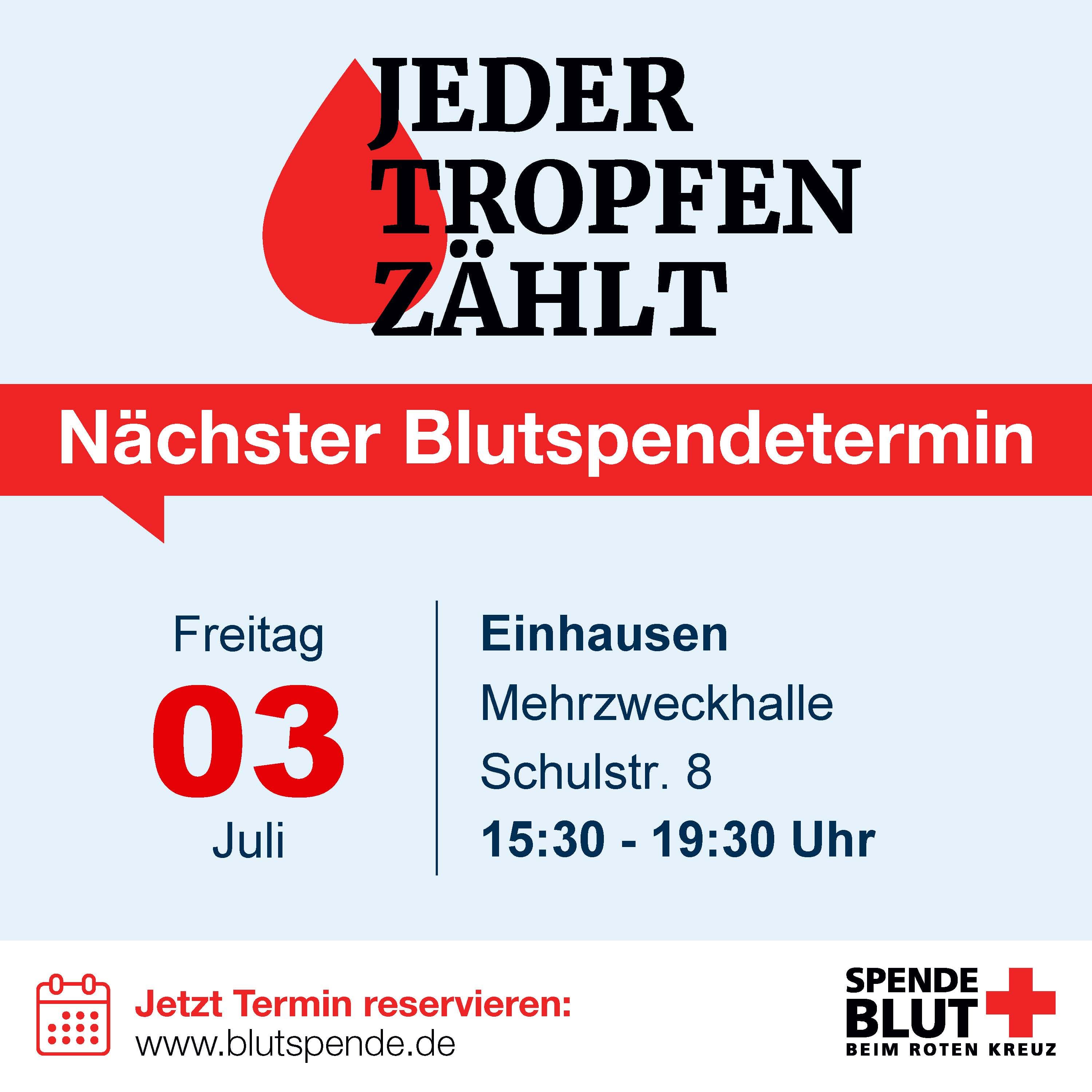 Blutspende 03.07.2026
